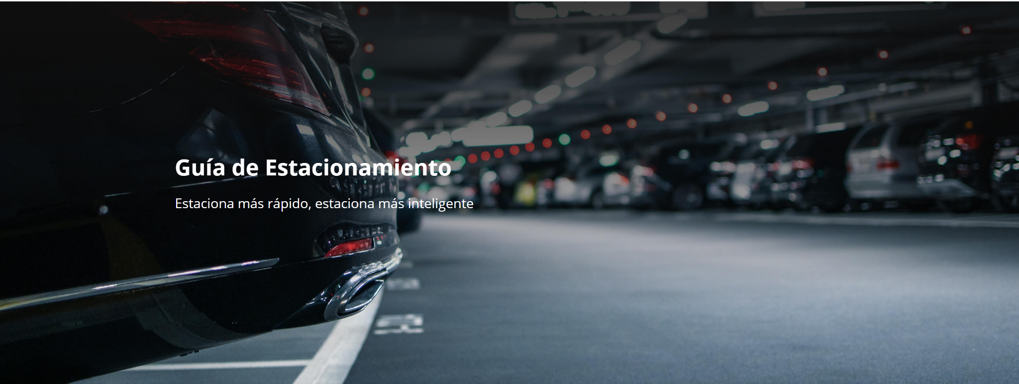 Cabecera de sistema guiado para estacionamientos